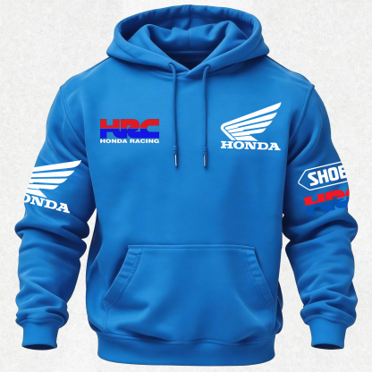 Honda Factory Racing Printed Fleece-lined Unisex Hoodie Image - 33