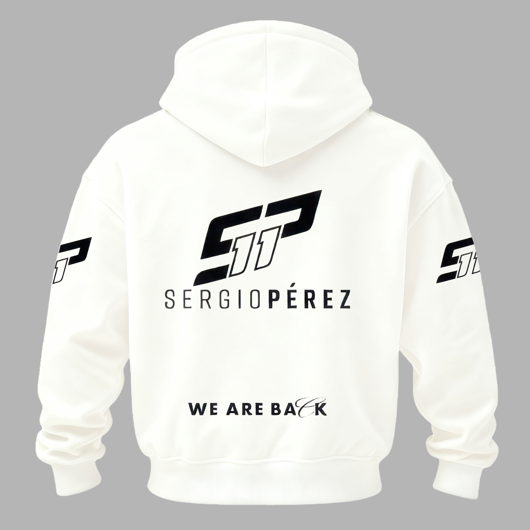 Cadillac Formula 1 Team Sergio Pérez Printed Fleece-lined Unisex Hoodie Image - 2