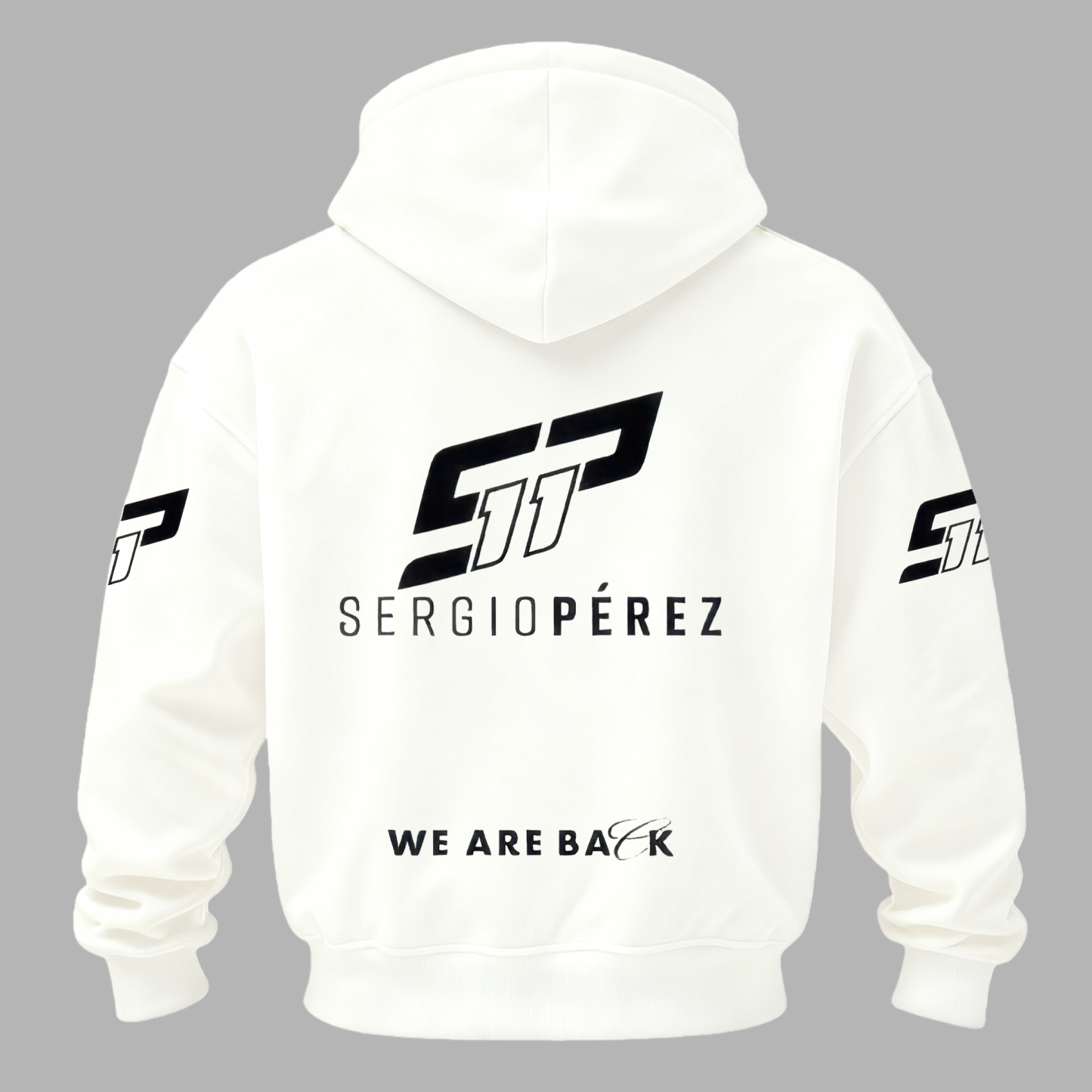 Cadillac Formula 1 Team Sergio Pérez Printed Fleece-lined Unisex Hoodie Image - 2