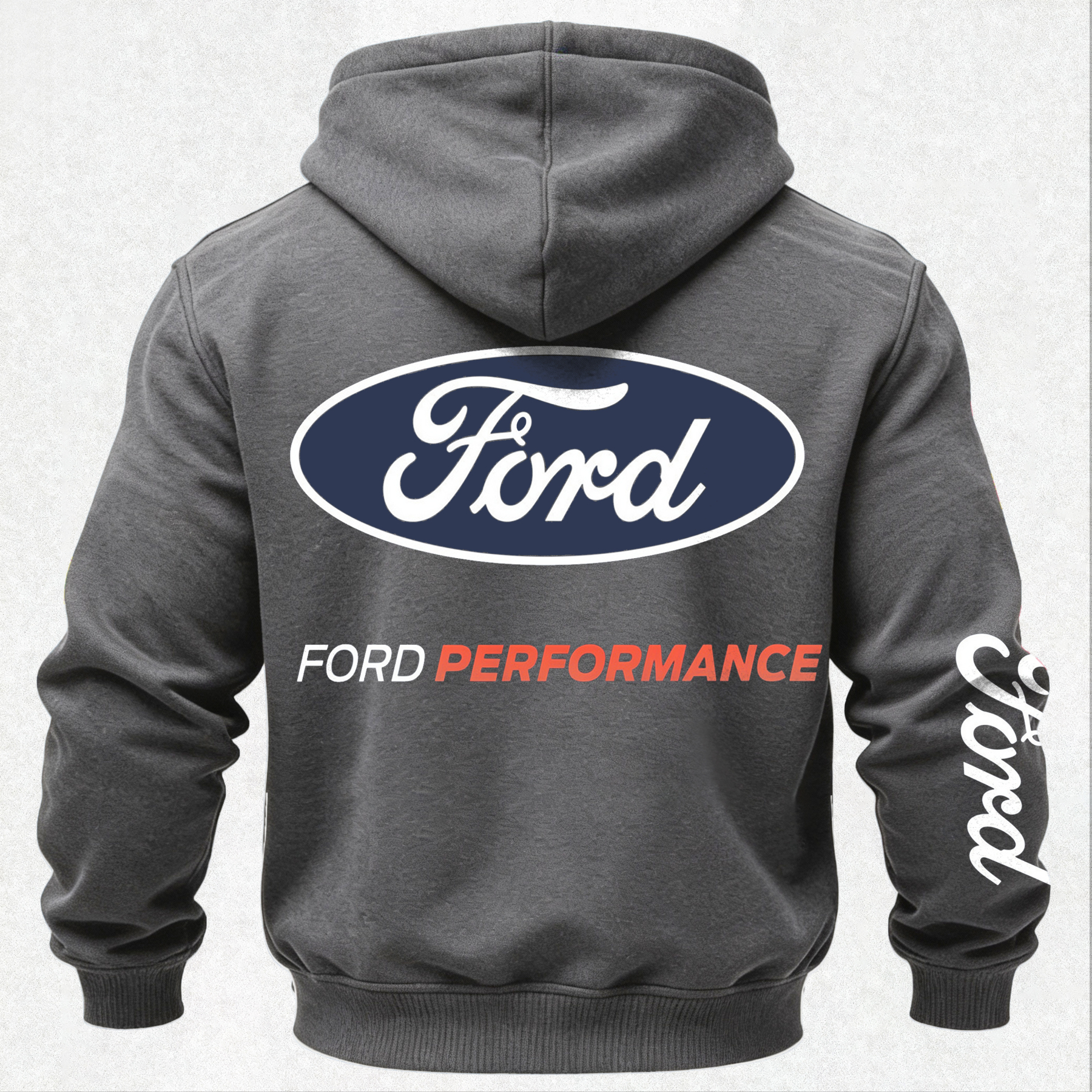 Ford Performance Printed Fleece-lined Unisex Hoodie Image - 8