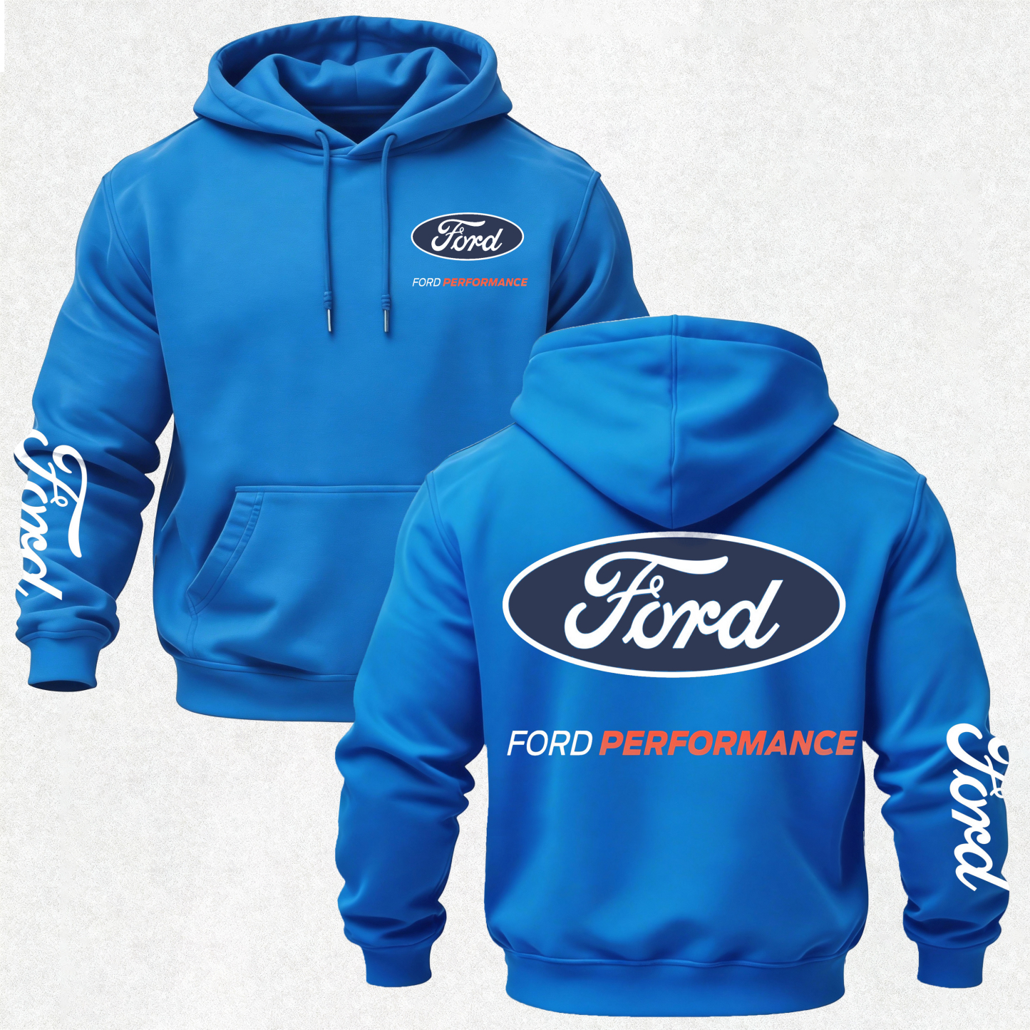 Ford Performance Printed Fleece-lined Unisex Hoodie Image - 22