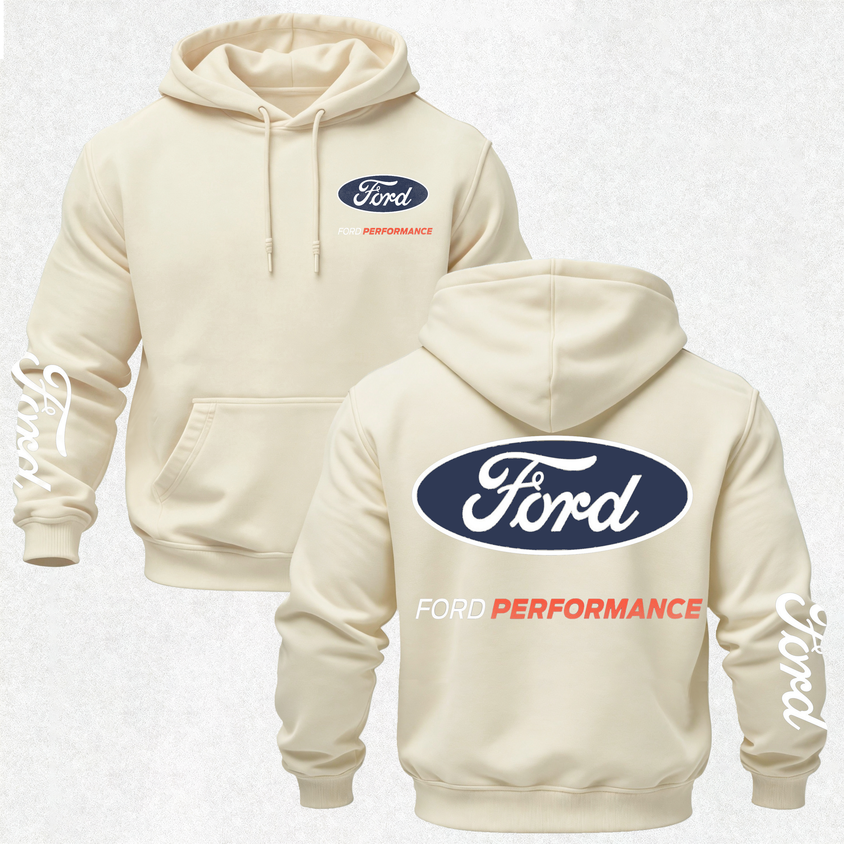 Ford Performance Printed Fleece-lined Unisex Hoodie Image - 25