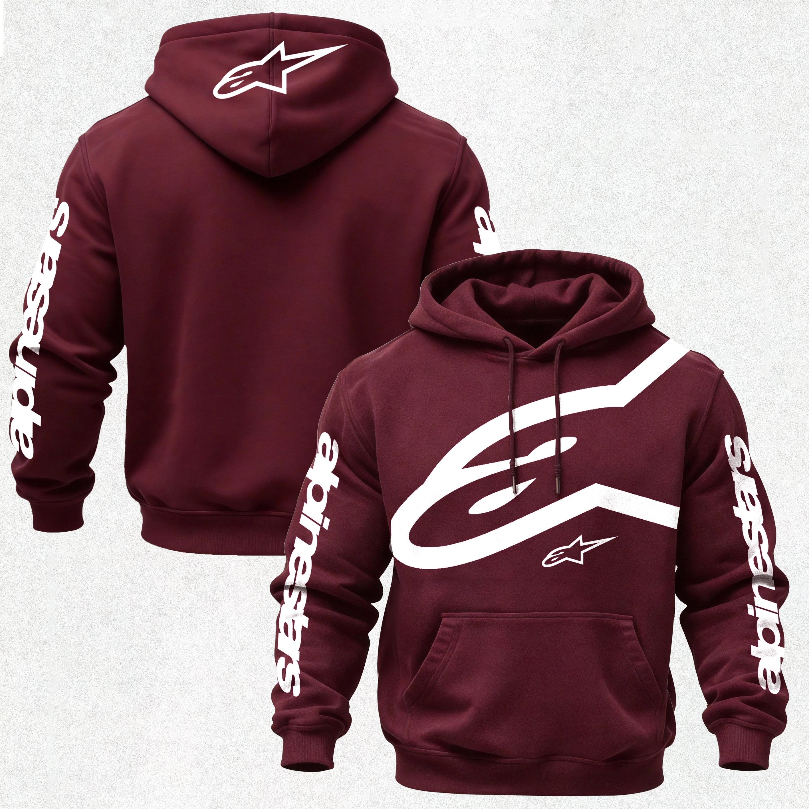 Alpinestars Printed Fleece-lined Unisex Hoodie Image - 22