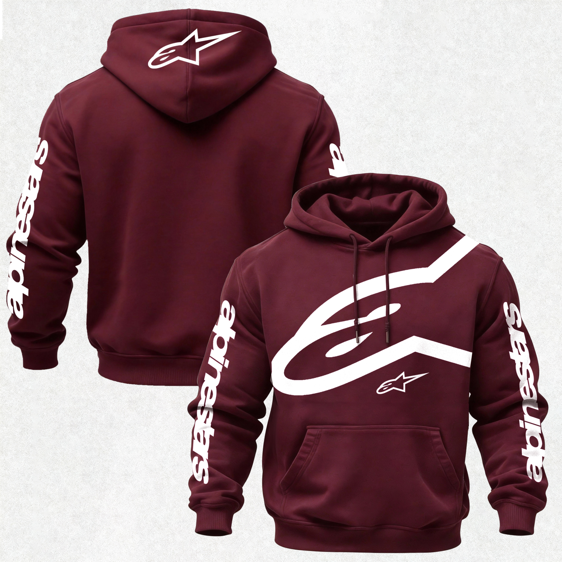 Alpinestars Printed Fleece-lined Unisex Hoodie Image - 22