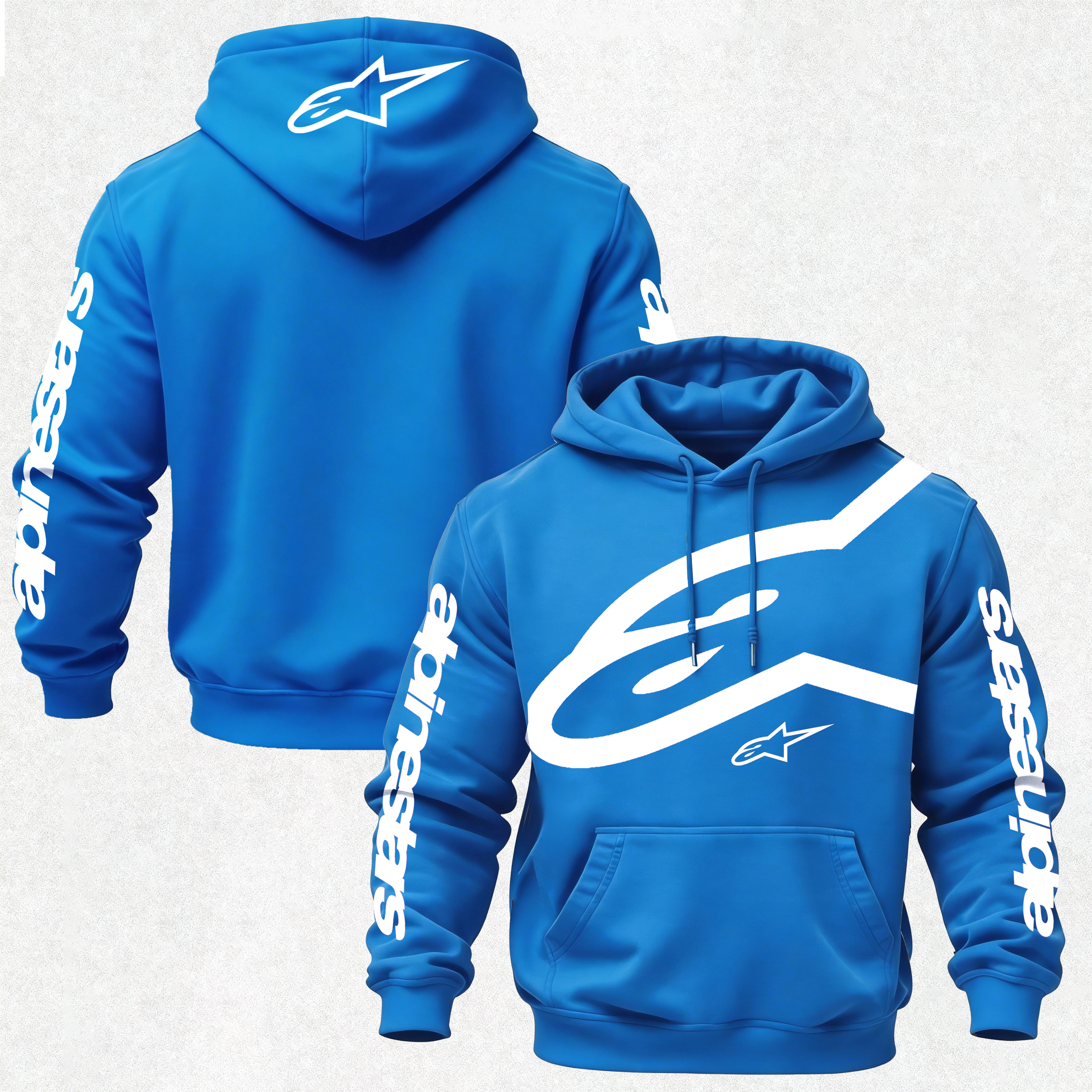 Alpinestars Printed Fleece-lined Unisex Hoodie Image - 19