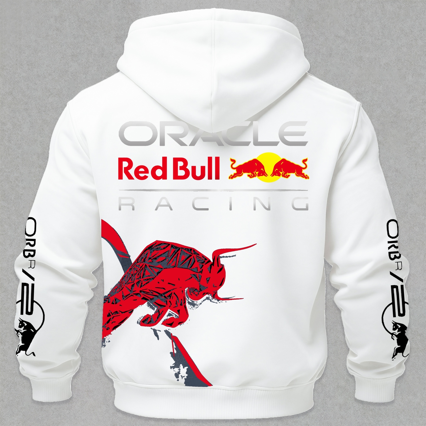 Oracle Red Bull Racing Printed Fleece-lined Unisex Hoodie Image - 14