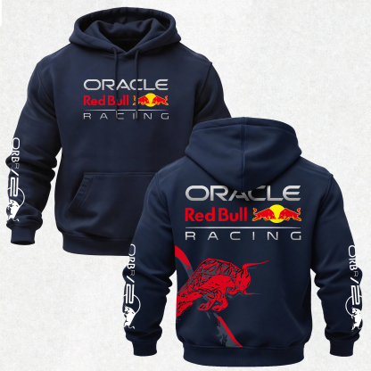 Oracle Red Bull Racing Printed Fleece-lined Unisex Hoodie Image - 4