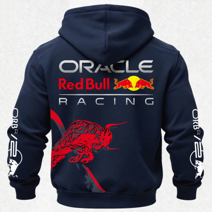 Oracle Red Bull Racing Printed Fleece-lined Unisex Hoodie Image - 5