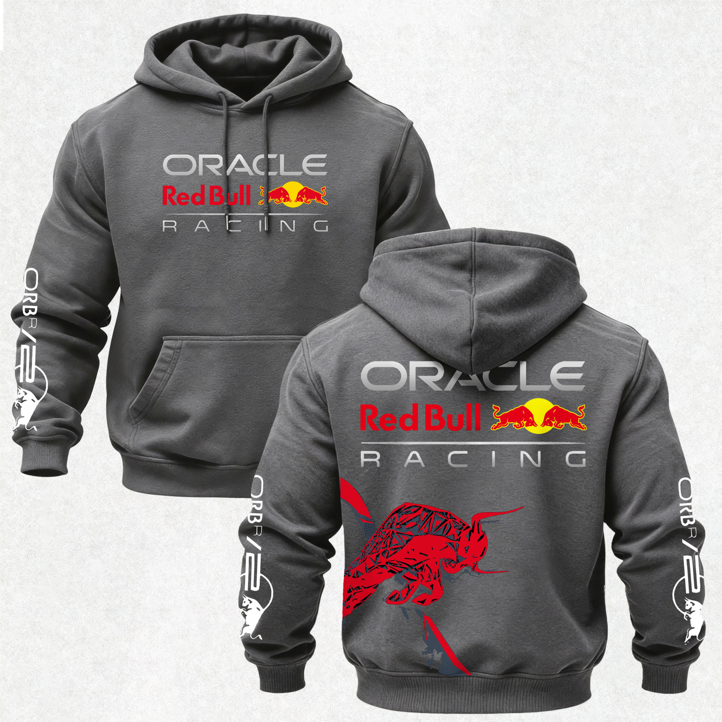 Oracle Red Bull Racing Printed Fleece-lined Unisex Hoodie Image - 10