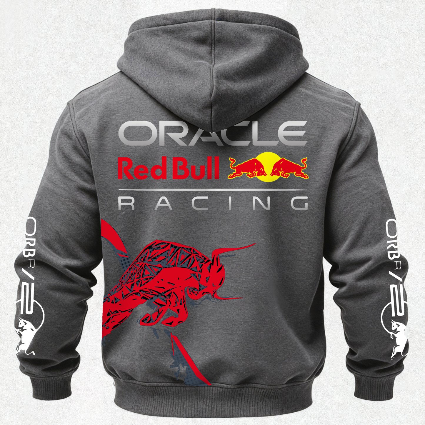 Oracle Red Bull Racing Printed Fleece-lined Unisex Hoodie Image - 11