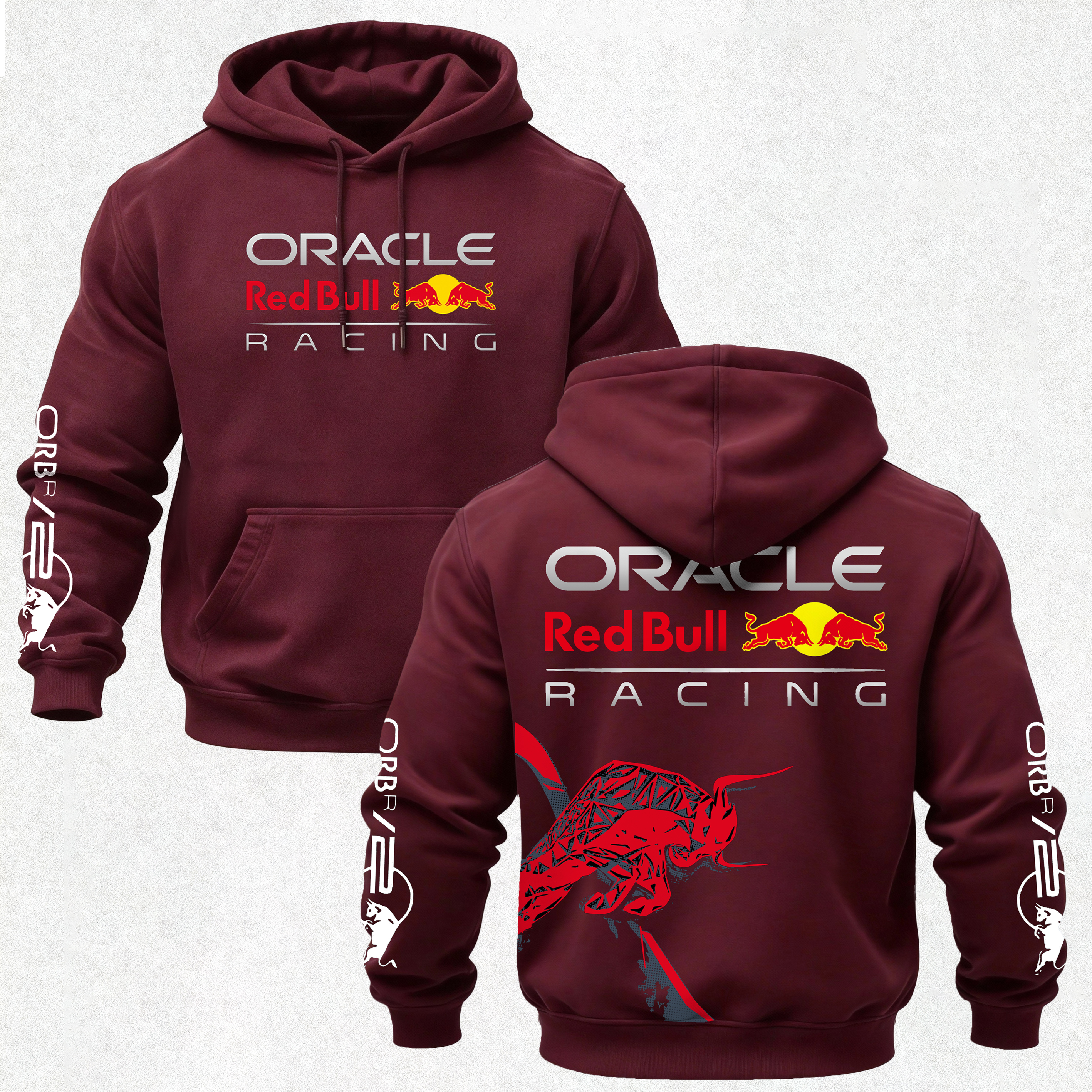 Oracle Red Bull Racing Printed Fleece-lined Unisex Hoodie Image - 25