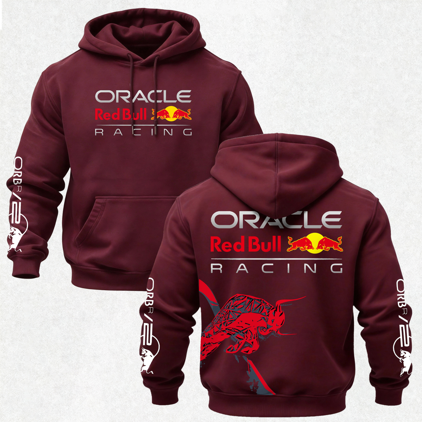 Oracle Red Bull Racing Printed Fleece-lined Unisex Hoodie Image - 25