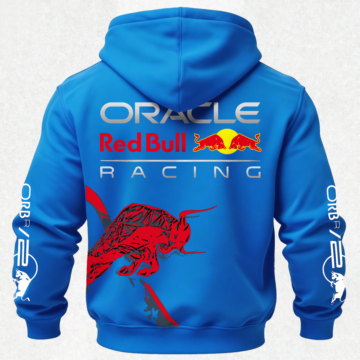 Oracle Red Bull Racing Printed Fleece-lined Unisex Hoodie Image - 8