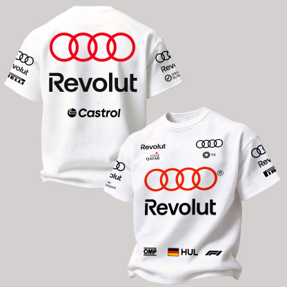 Audi F1 Team Printed Oversized Unisex T-shirt