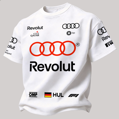 Audi F1 Team Printed Oversized Unisex T-shirt