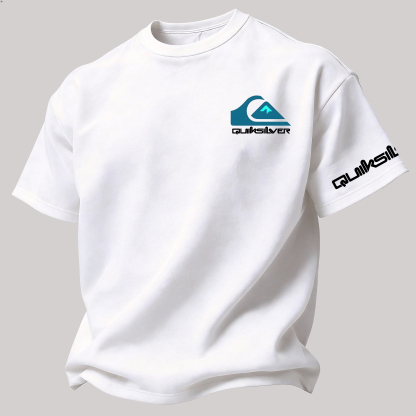 Quiksilver Surf Printed Oversized Unisex T-shirt
