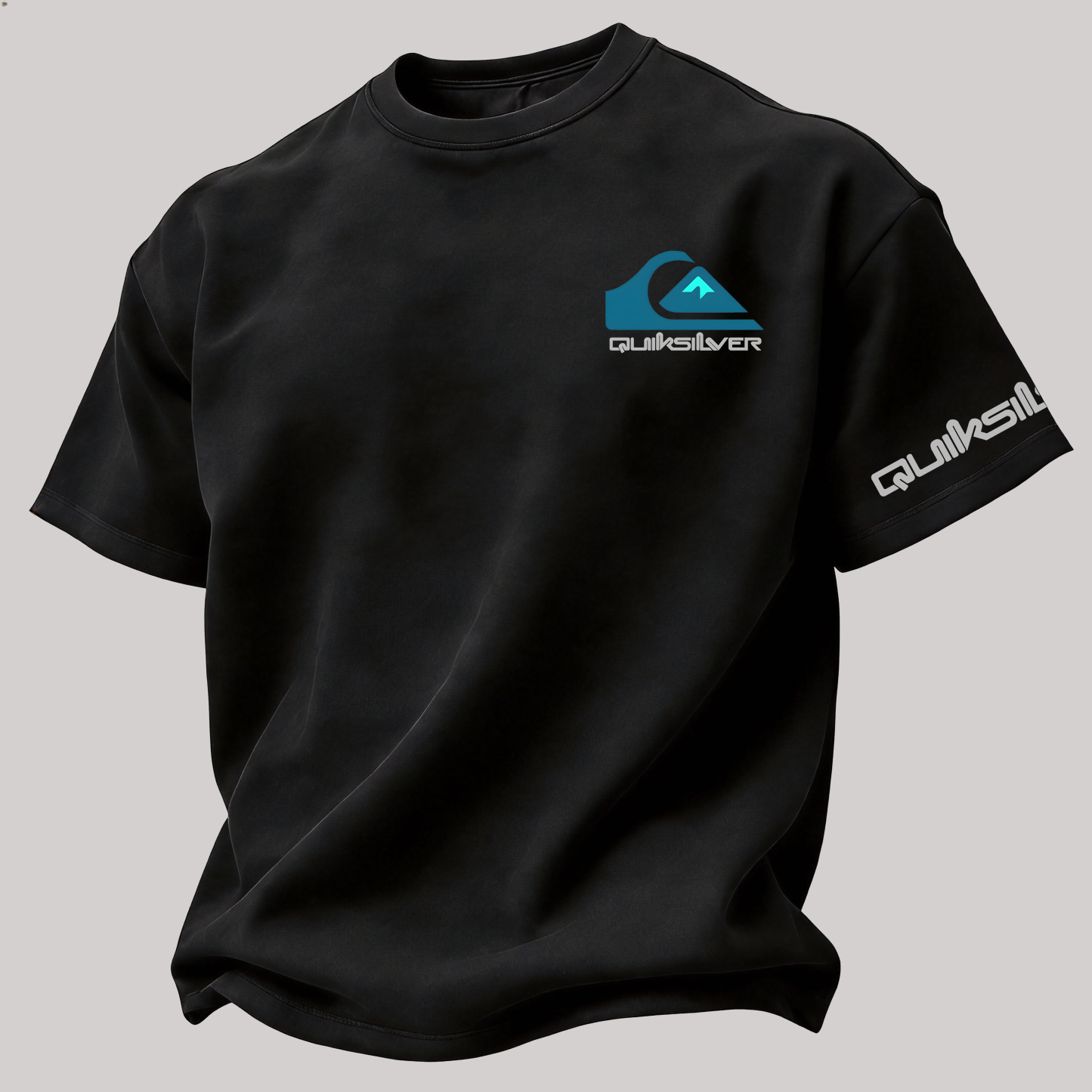 Quiksilver Surf Printed Oversized Unisex T-shirt