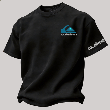 Quiksilver Surf Printed Oversized Unisex T-shirt