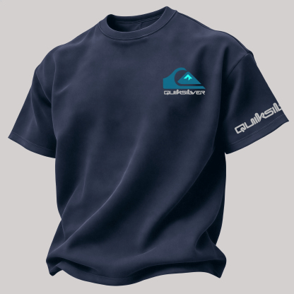 Quiksilver Surf Printed Oversized Unisex T-shirt