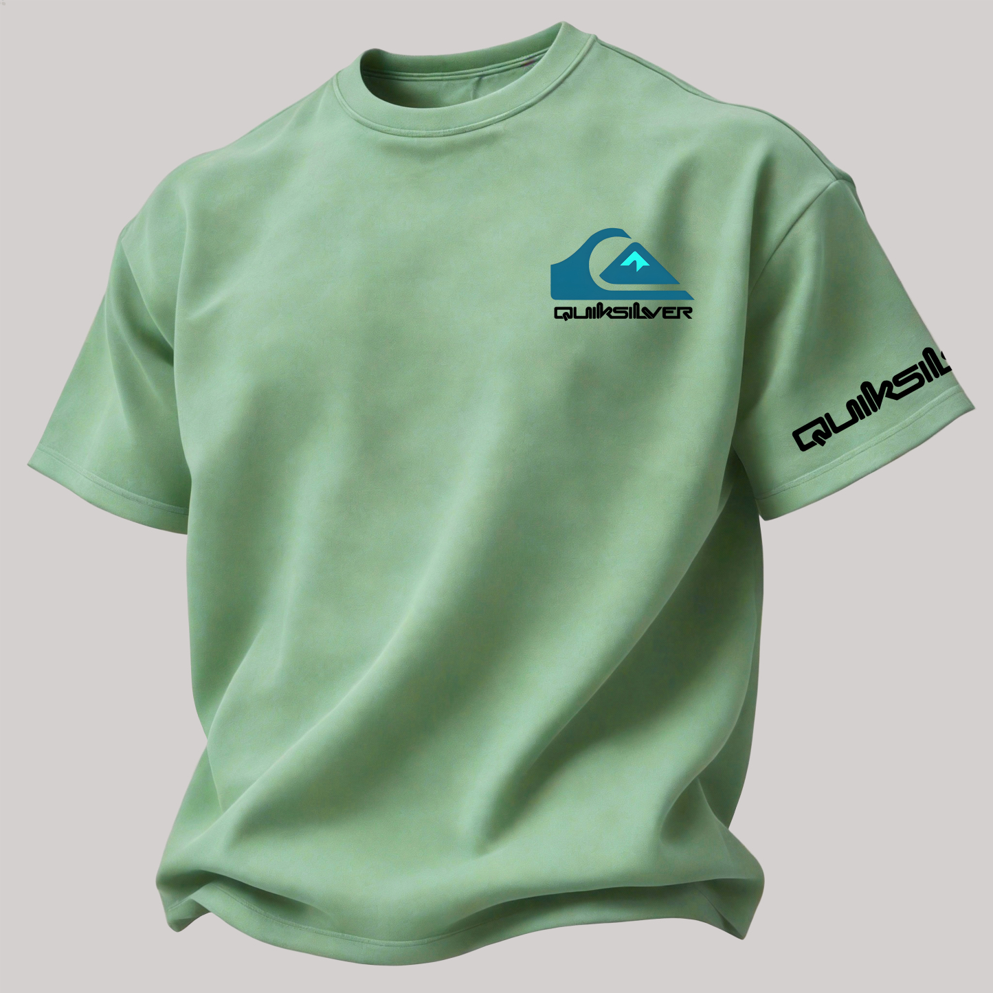 Quiksilver Surf Printed Oversized Unisex T-shirt