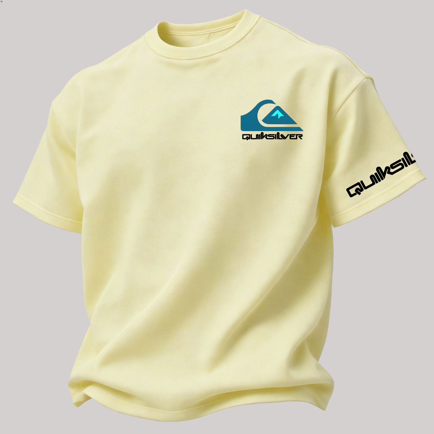 Quiksilver Surf Printed Oversized Unisex T-shirt