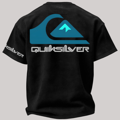 Quiksilver Surf Printed Oversized Unisex T-shirt