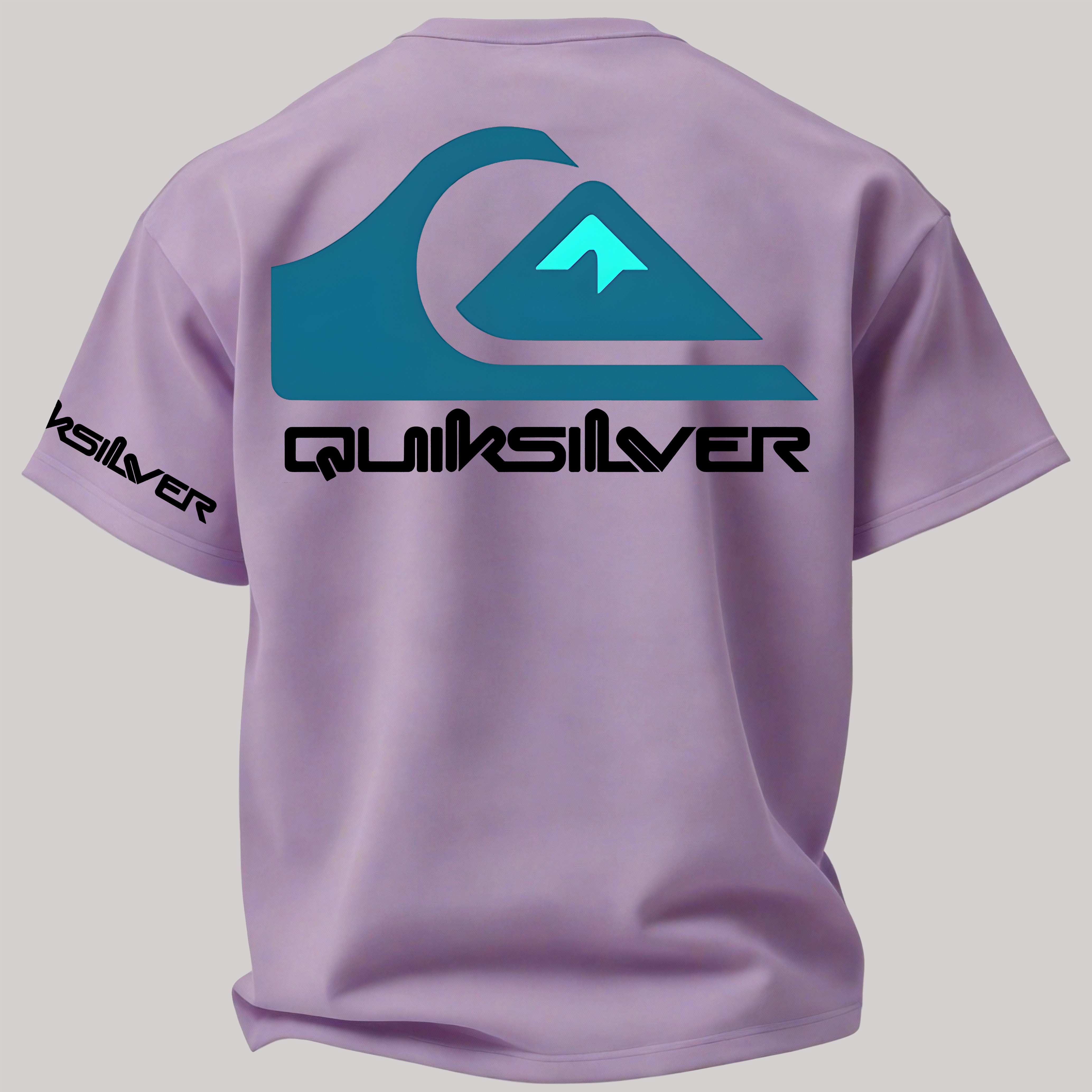 Quiksilver Surf Printed Oversized Unisex T-shirt