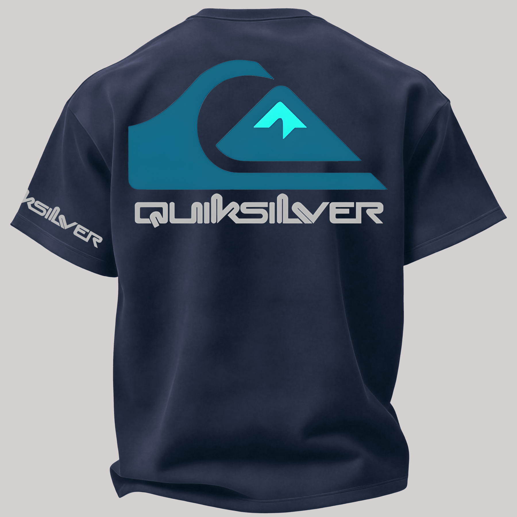 Quiksilver Surf Printed Oversized Unisex T-shirt