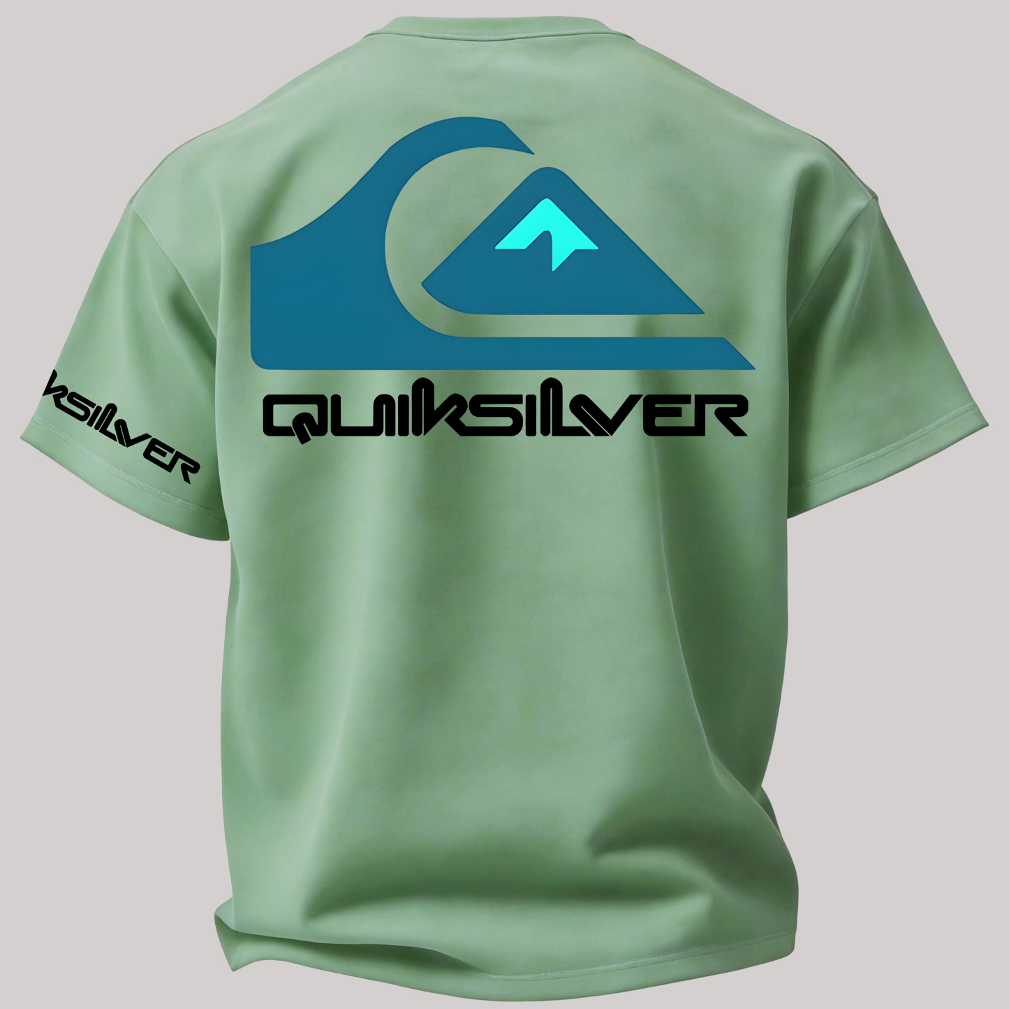 Quiksilver Surf Printed Oversized Unisex T-shirt