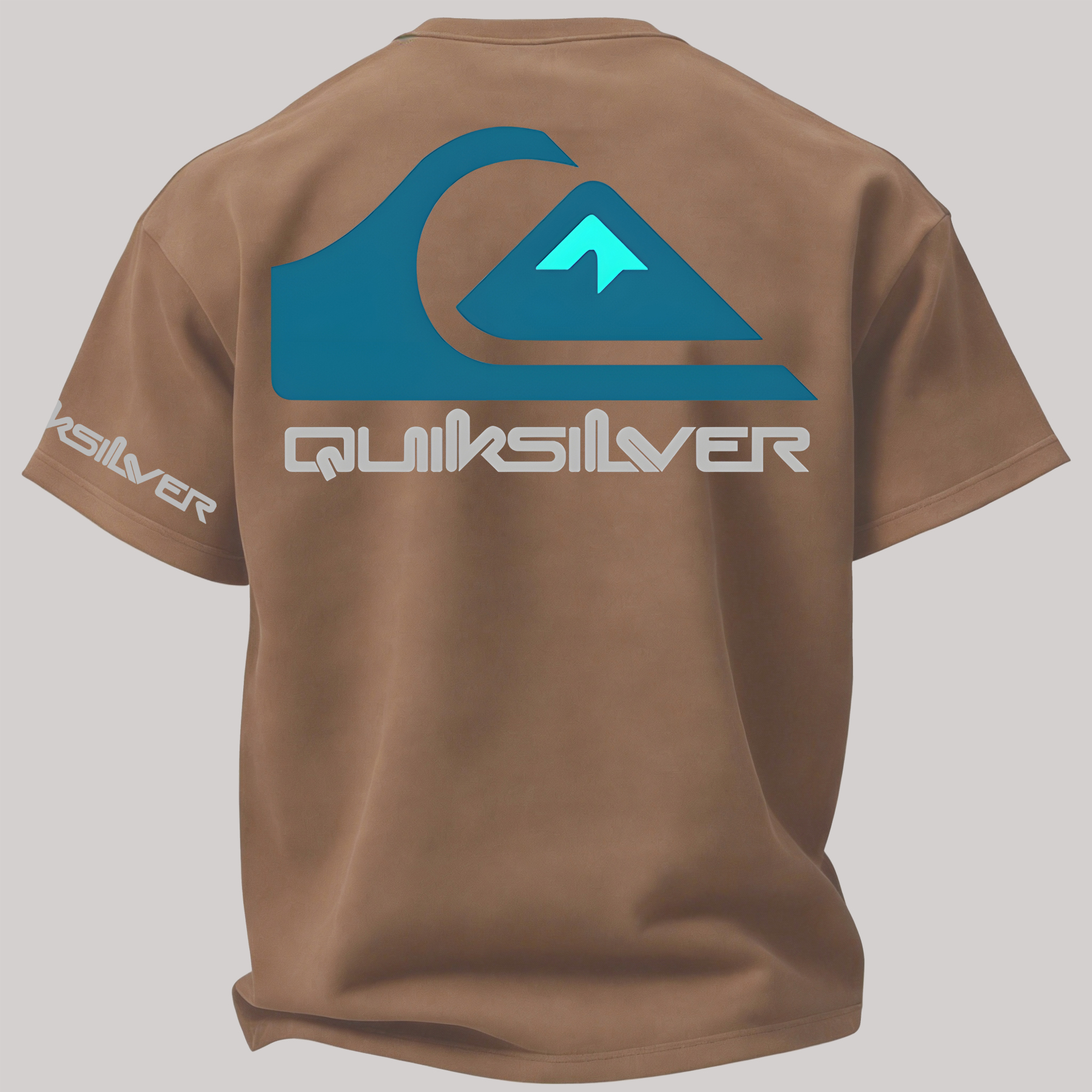 Quiksilver Surf Printed Oversized Unisex T-shirt