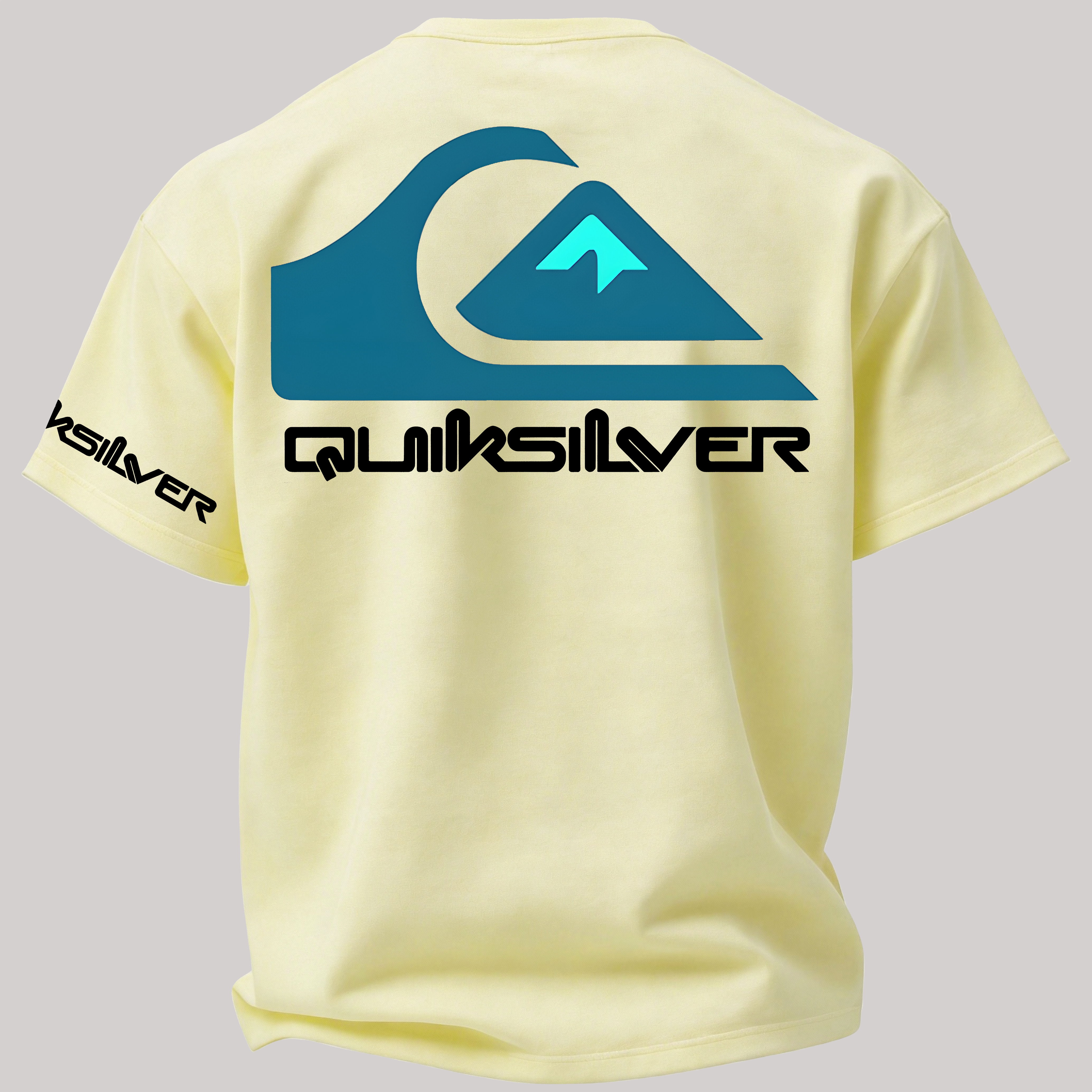 Quiksilver Surf Printed Oversized Unisex T-shirt