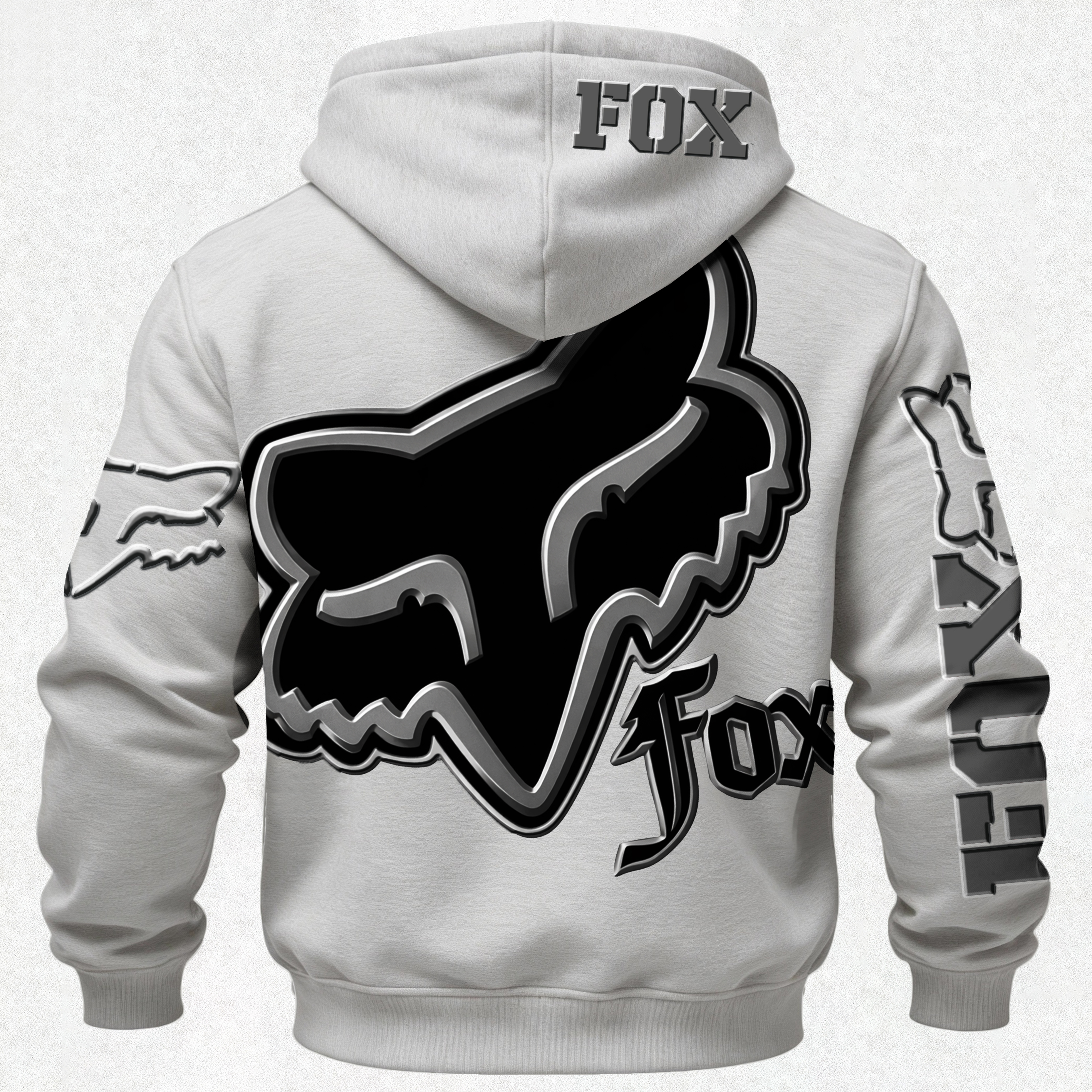Fox Racing Printed Fleece-lined Unisex Hoodie Image - 14