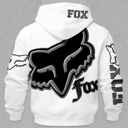 Fox Racing Printed Fleece-lined Unisex Hoodie Image - 8