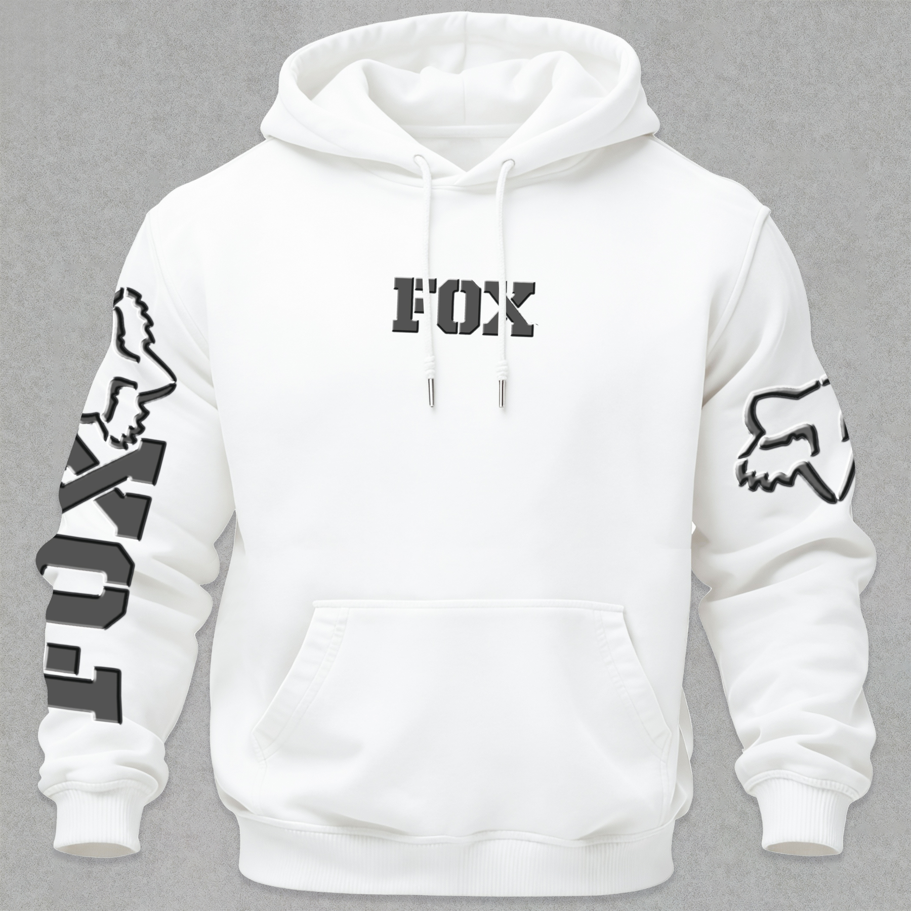 Fox Racing Printed Fleece-lined Unisex Hoodie Image - 9