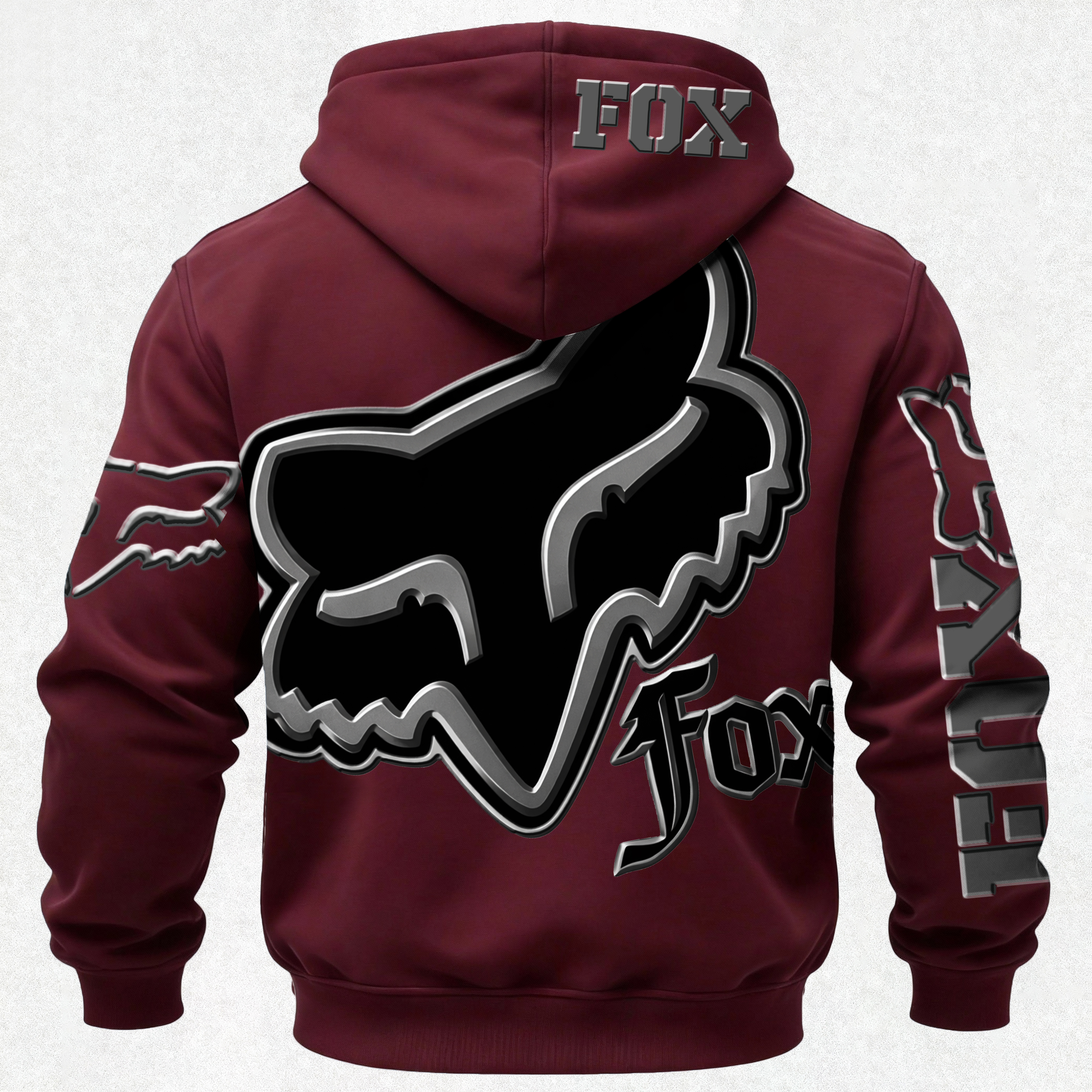 Fox Racing Printed Fleece-lined Unisex Hoodie Image - 29