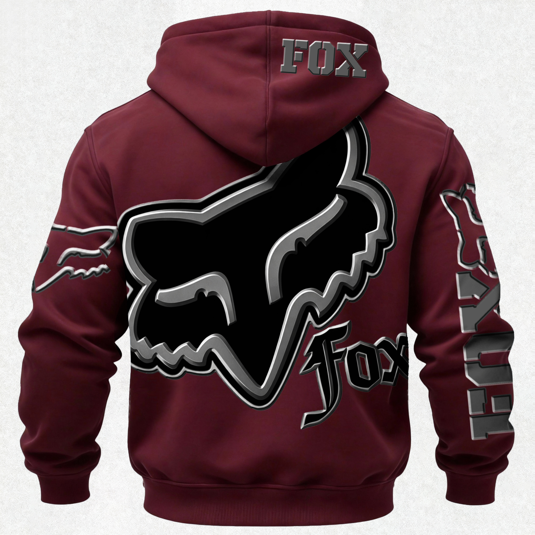 Fox Racing Printed Fleece-lined Unisex Hoodie Image - 29