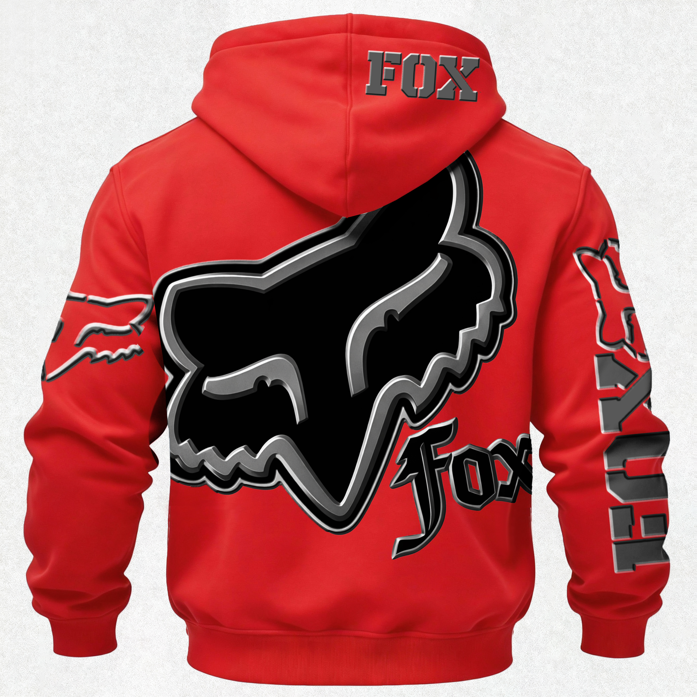Fox Racing Printed Fleece-lined Unisex Hoodie Image - 11