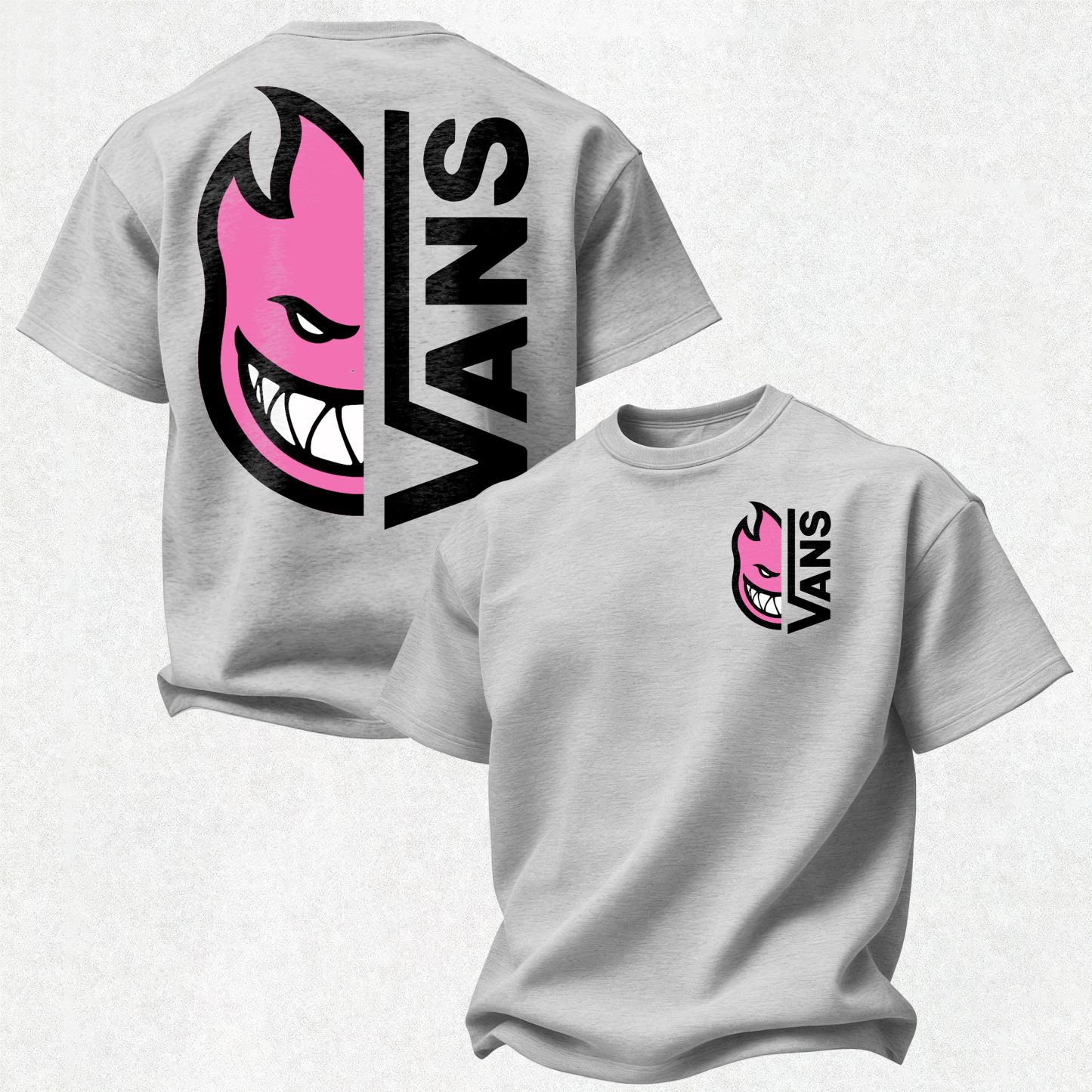 Vans Spitfire Printed Oversized Unisex T-shirt Image - 1