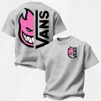 Vans Spitfire Printed Oversized Unisex T-shirt Image - 1