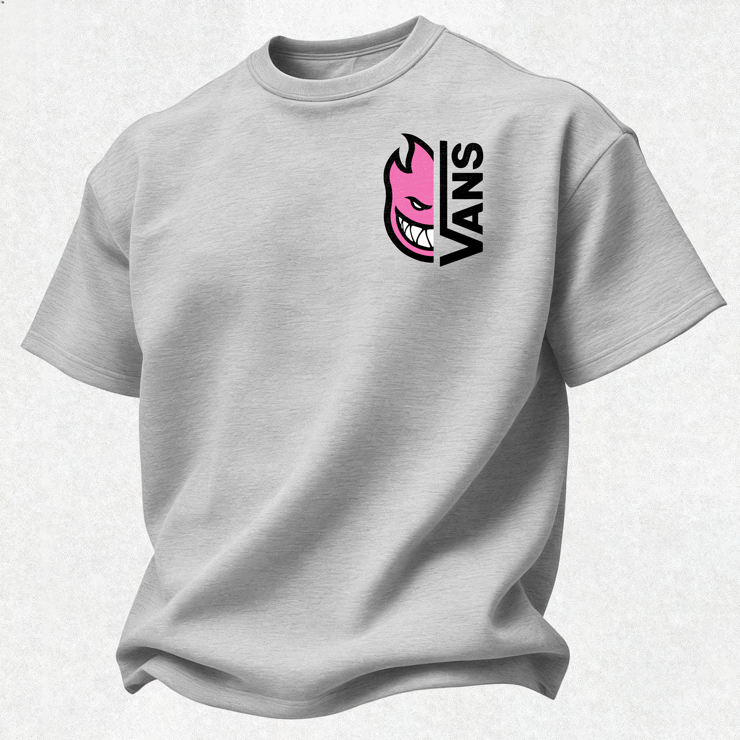 Vans Spitfire Printed Oversized Unisex T-shirt Image - 2