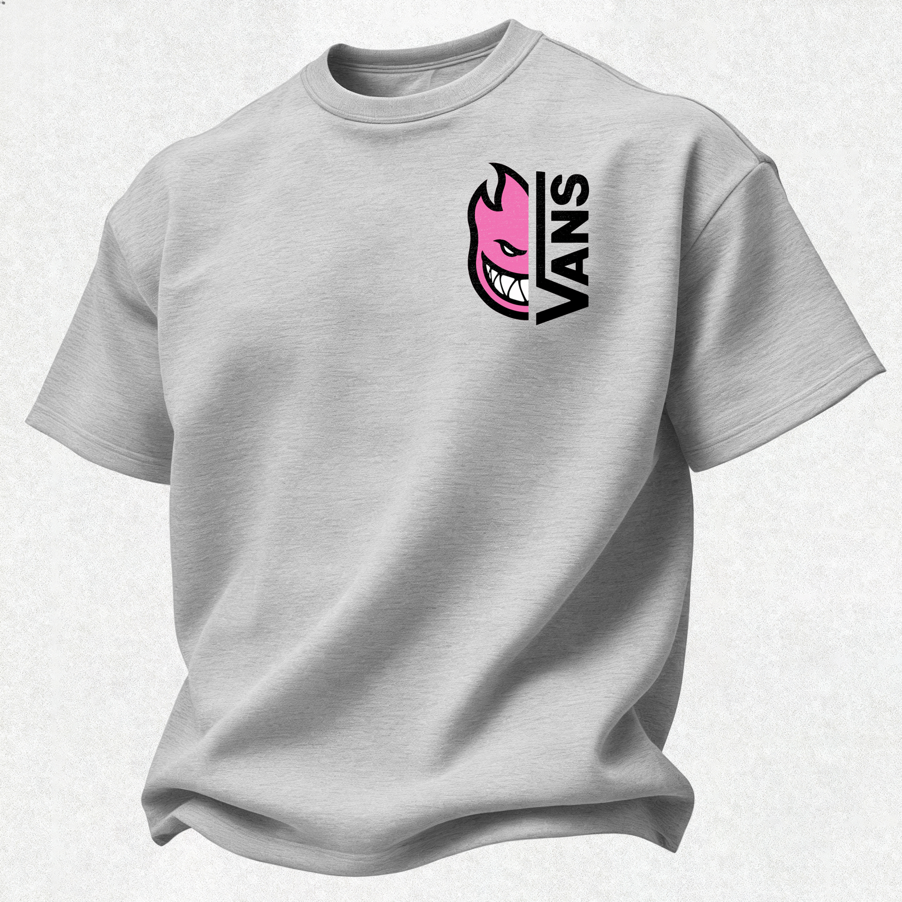 Vans Spitfire Printed Oversized Unisex T-shirt Image - 2