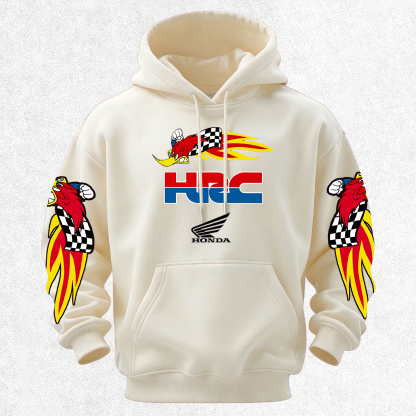 Honda Racing VP Racing Fuels Printed Fleece-lined Unisex Hoodie Image - 21