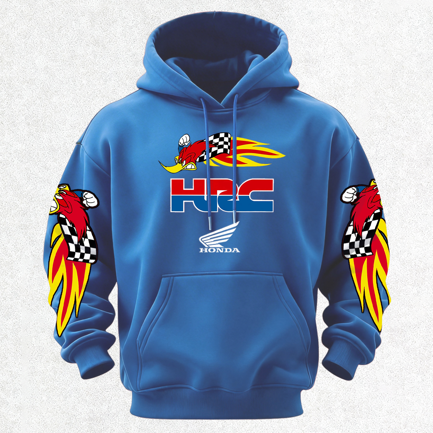 Honda Racing VP Racing Fuels Printed Fleece-lined Unisex Hoodie Image - 30