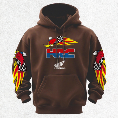 Honda Racing VP Racing Fuels Printed Fleece-lined Unisex Hoodie Image - 27
