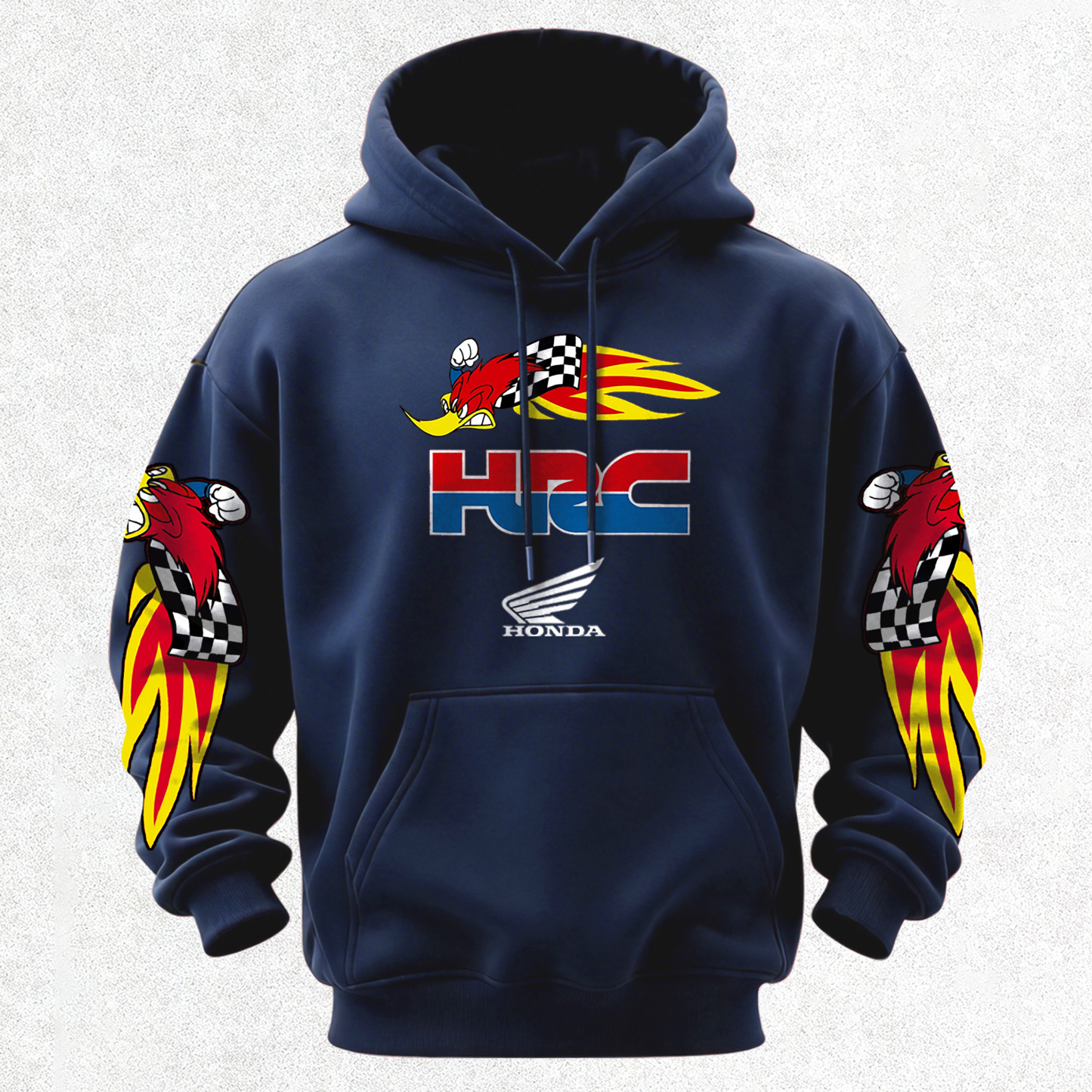 Honda Racing VP Racing Fuels Printed Fleece-lined Unisex Hoodie Image - 18