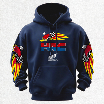 Honda Racing VP Racing Fuels Printed Fleece-lined Unisex Hoodie Image - 18