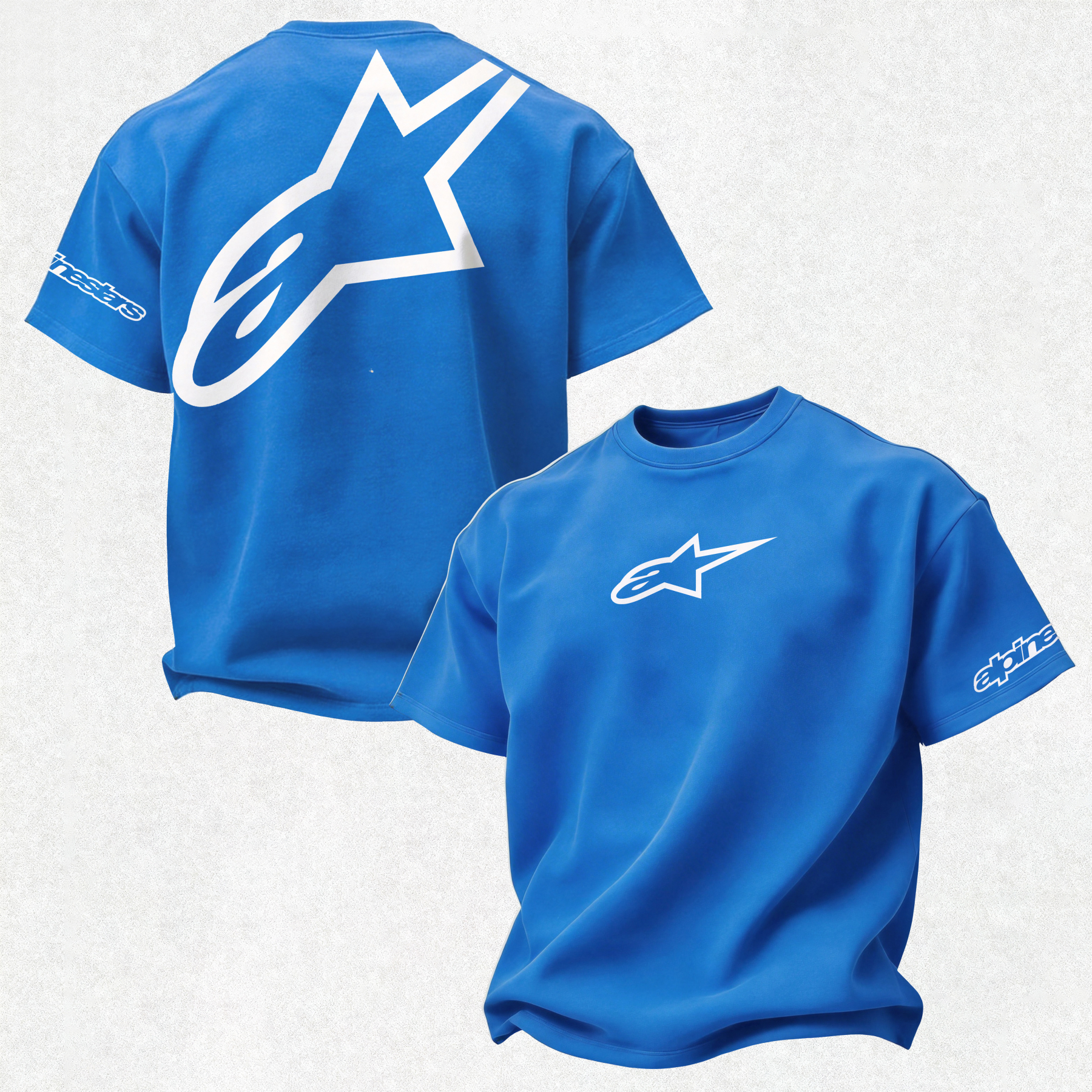 Alpinestars Printed Oversized Unisex T-shirt Image - 7