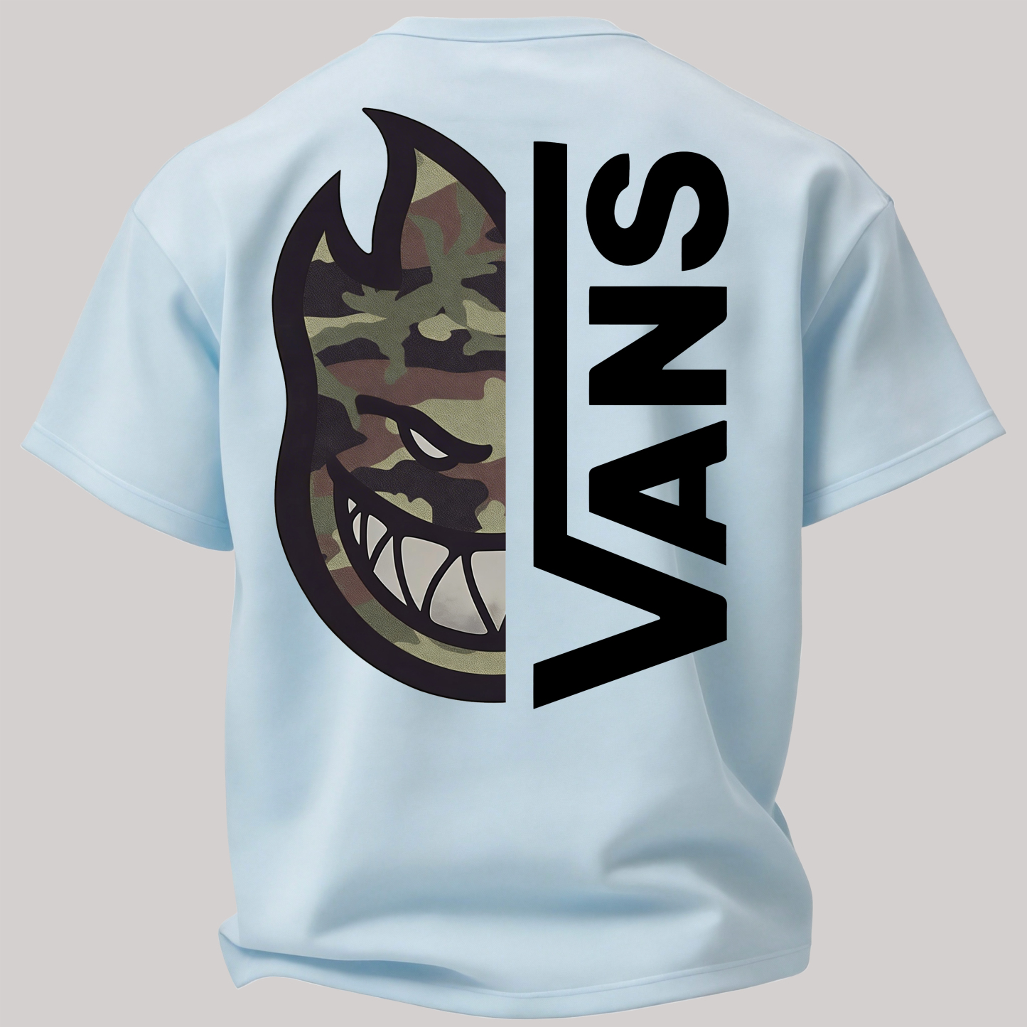  Spitfire Printed Oversized Unisex T-shirt Image - 11