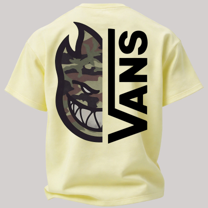  Spitfire Printed Oversized Unisex T-shirt Image - 17