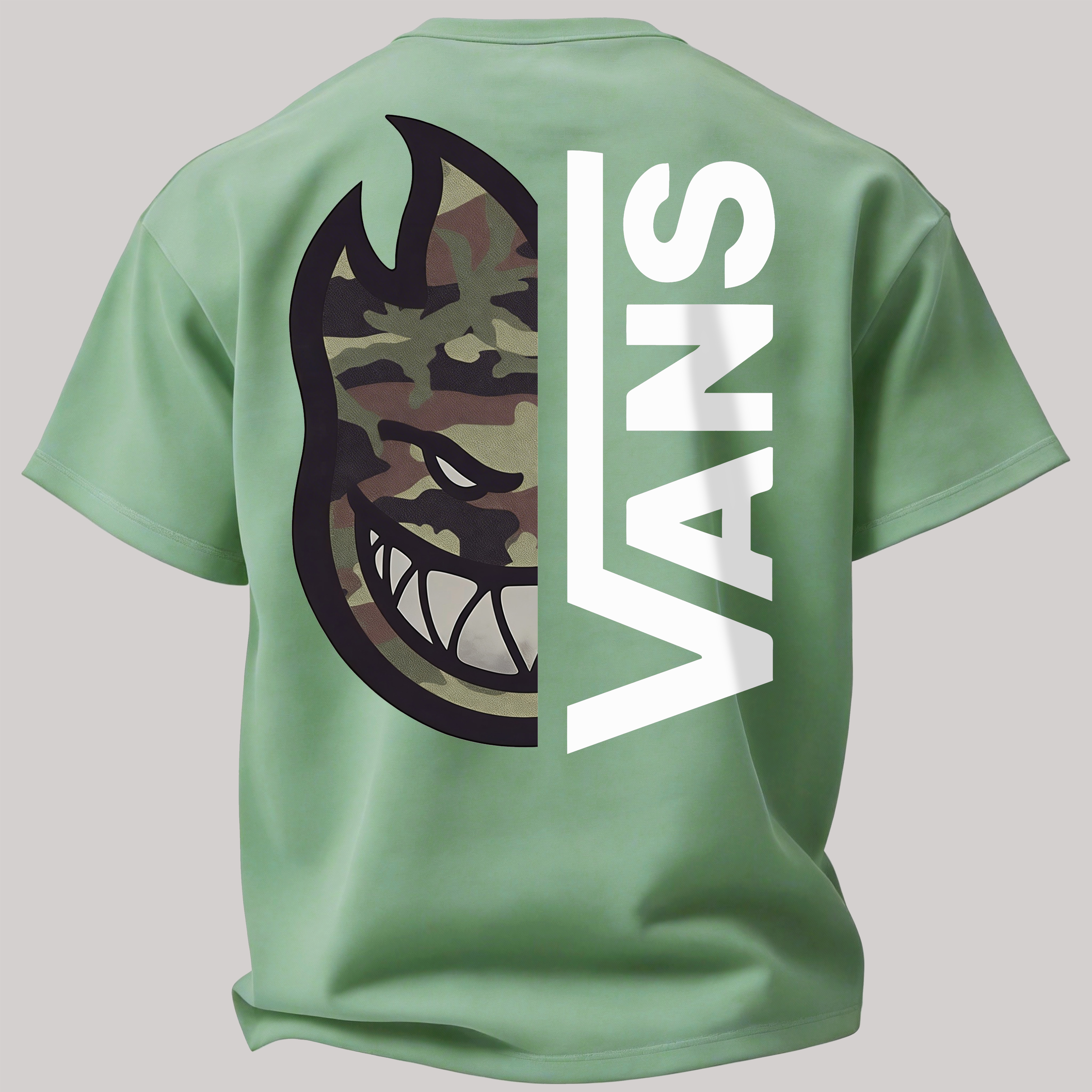  Spitfire Printed Oversized Unisex T-shirt Image - 20